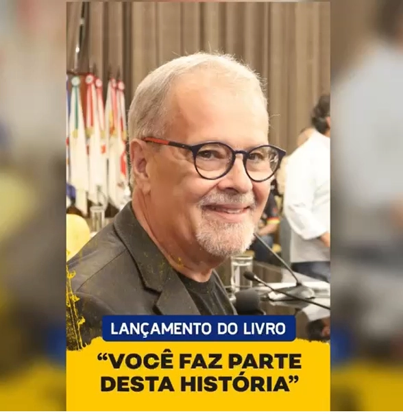 Vereador Ricardo Teixeira lança o livro “Você faz parte desta história”