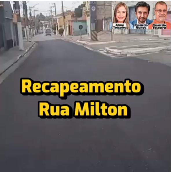 Recapeamento Rua Milton