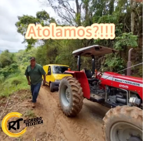 Vereador Ricardo Teixeira no Caminho da Fé – Atolamos?!!!