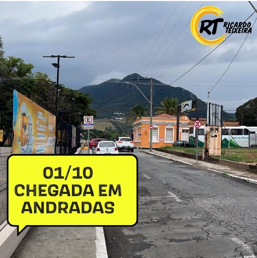 Vereador Ricardo Teixeira no Caminho da Fé – Chegada a Andradas – 01/10/23