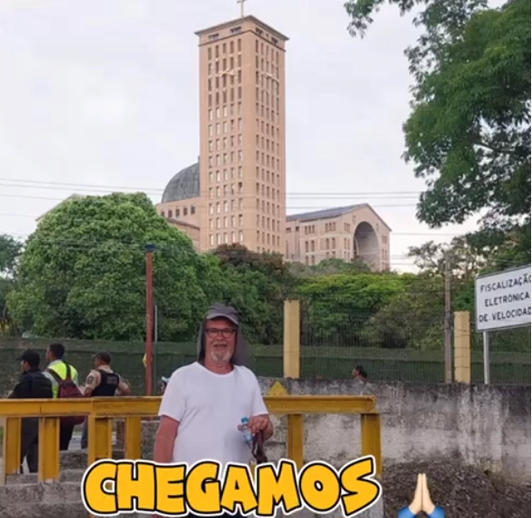 Vereador Ricardo Teixeira no Caminho da Fé – Chegamos à Aparecida