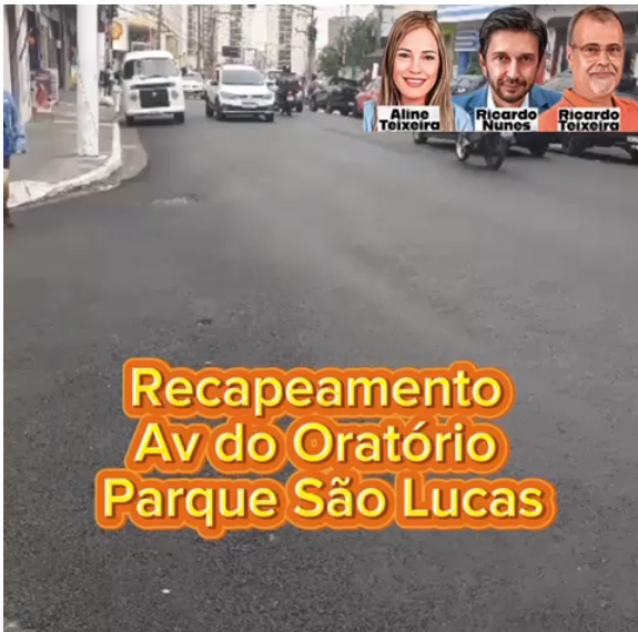 Recapeamento – Avenida do Oratório