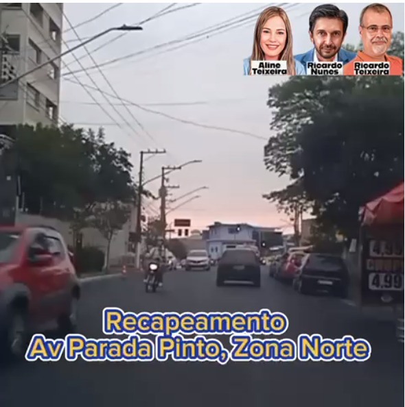 Recapeamento – Avenida Parada Pinto