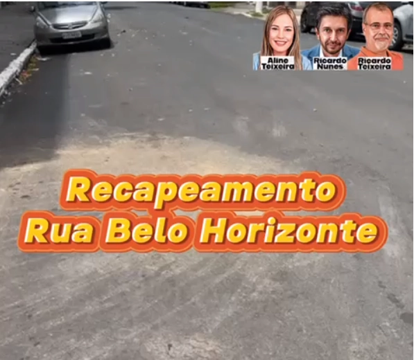 Recapeamento – Rua Belo Horizonte, Belenzinho