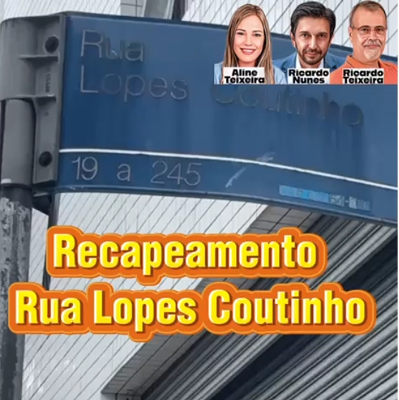 Recapeamento – Rua Lopes Coutinho, Belenzinho