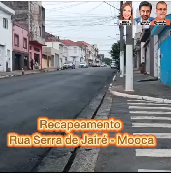 Recapeamento – Rua Serra de Jairé, Mooca