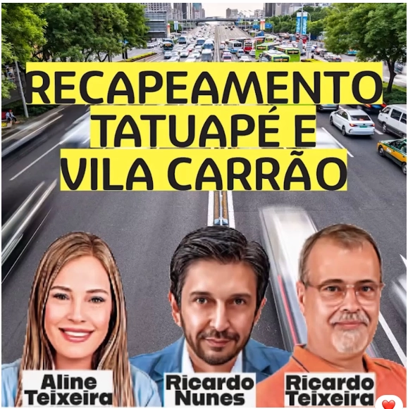 Recapeamento – Tatuapé e Vila Carrão