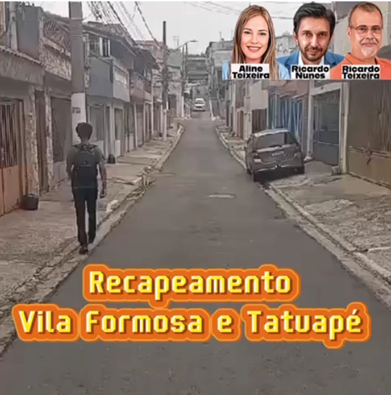 Recapeamento – Vila Formosa e Tatuapé