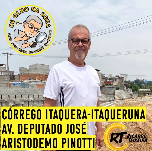 Vereador Ricardo Teixeira – Córrego Avenida Deputado Dr José Aristodemo Pinotti