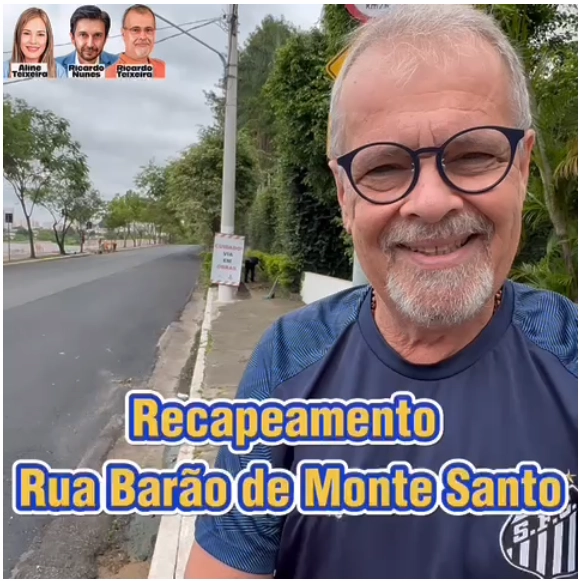 Recapeamento – Rua Barão de Monte Santo, Mooca