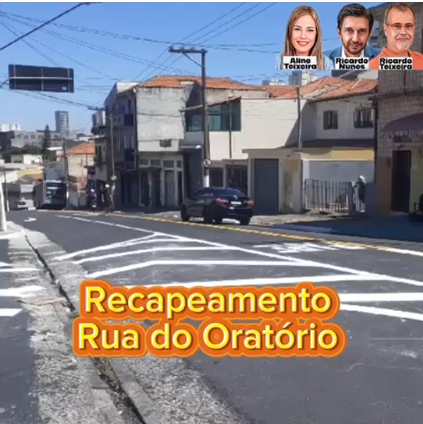 Recapeamento – Rua do Oratório