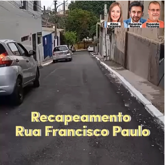 Recapeamento – Rua Francisco Paulo, Tatuapé