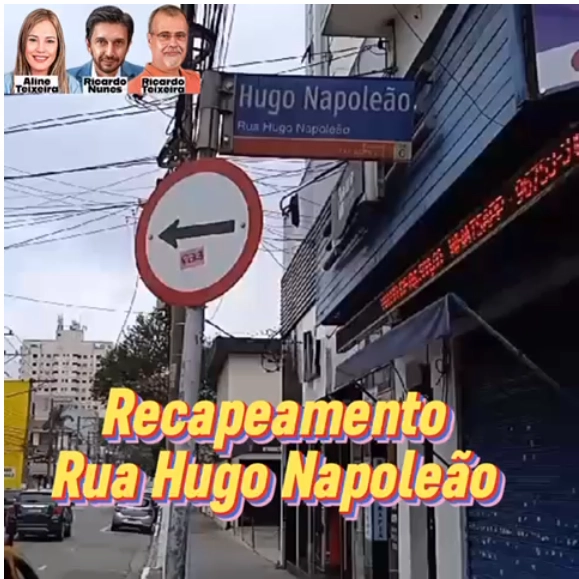 Recapeamento – Rua Hugo Napoleão, Tatuapé