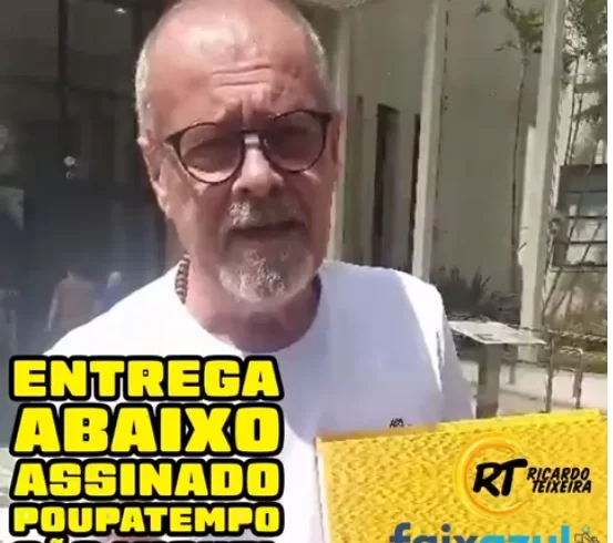 
  Vereador Ricardo Teixeira – Entrega Abaixo Assinado Poupatempo São Miguel