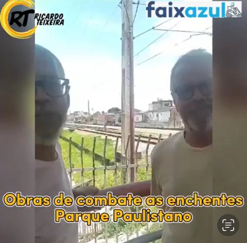 Vereador Ricardo Teixeira – Obras de combate às enchentes no Parque Paulistano