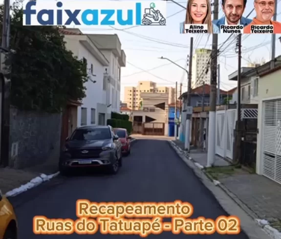 
  Recapeamento – Ruas do Tatuapé – Parte 02