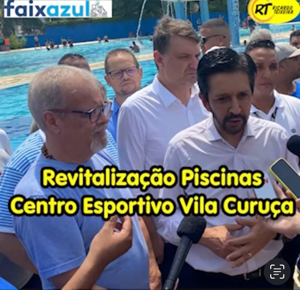 Vereador Ricardo Teixeira – Revitalização Piscinas Centro Esportivo Vila Curuça