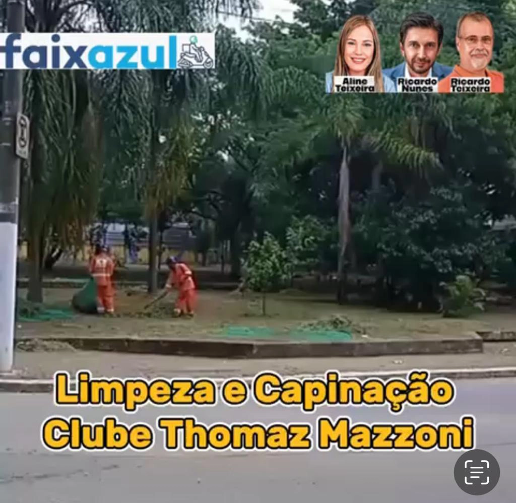 Limpeza e Capinação – Clube Thomaz Mazzoni