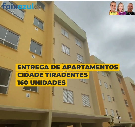 Entrega de 160 apartamentos em Cidade Tiradentes/Guaianases