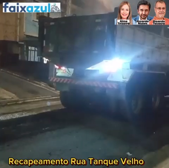 Recapeamento – Rua Tanque Velho