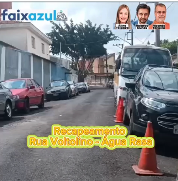 Recapeamento – Rua Vitolino, Água Rasa