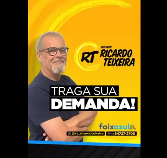 Vereador Ricardo Teixeira – Traga a sua Demanda