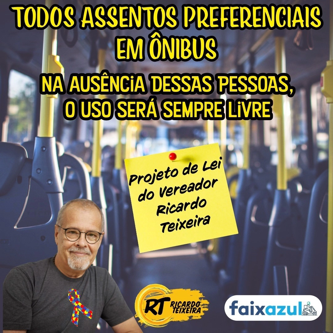 PL 149/2018 – Todos os assentos preferenciais em ônibus