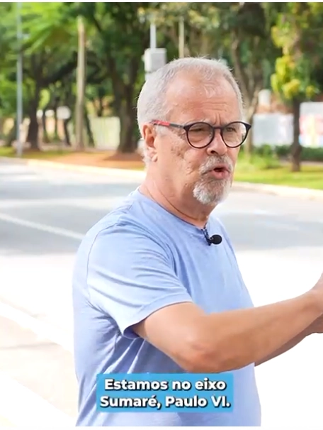 Vereador Ricardo Teixeira – Faixa Azul Avenidas Sumaré e Paulo VI