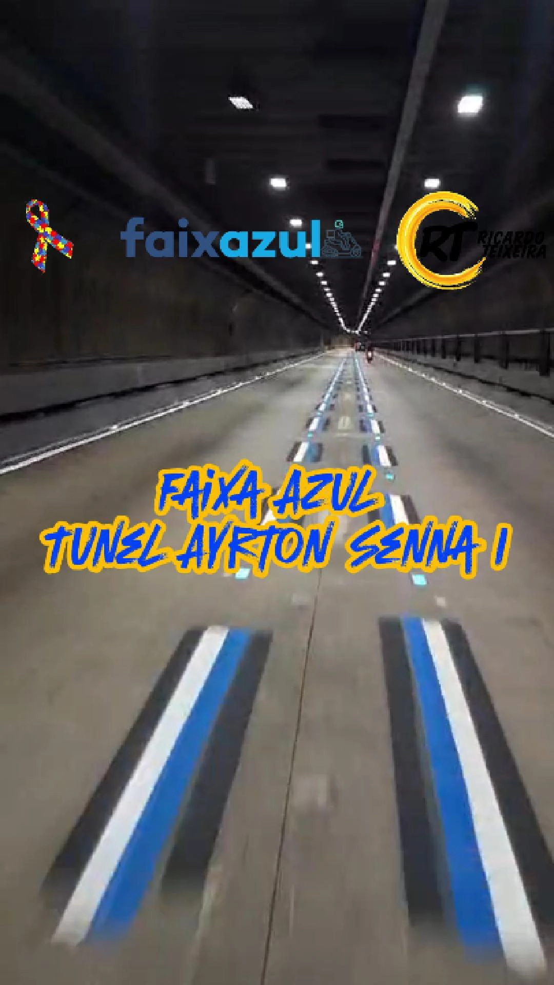 Faixa Azul Túnel Ayrton Senna I