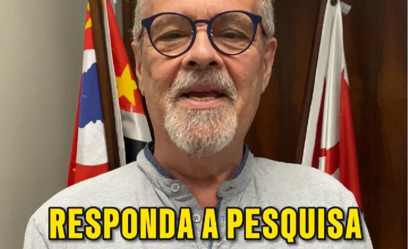 
  Vereador Ricardo Teixeira – Responda a pesquisa da Faixa Azul