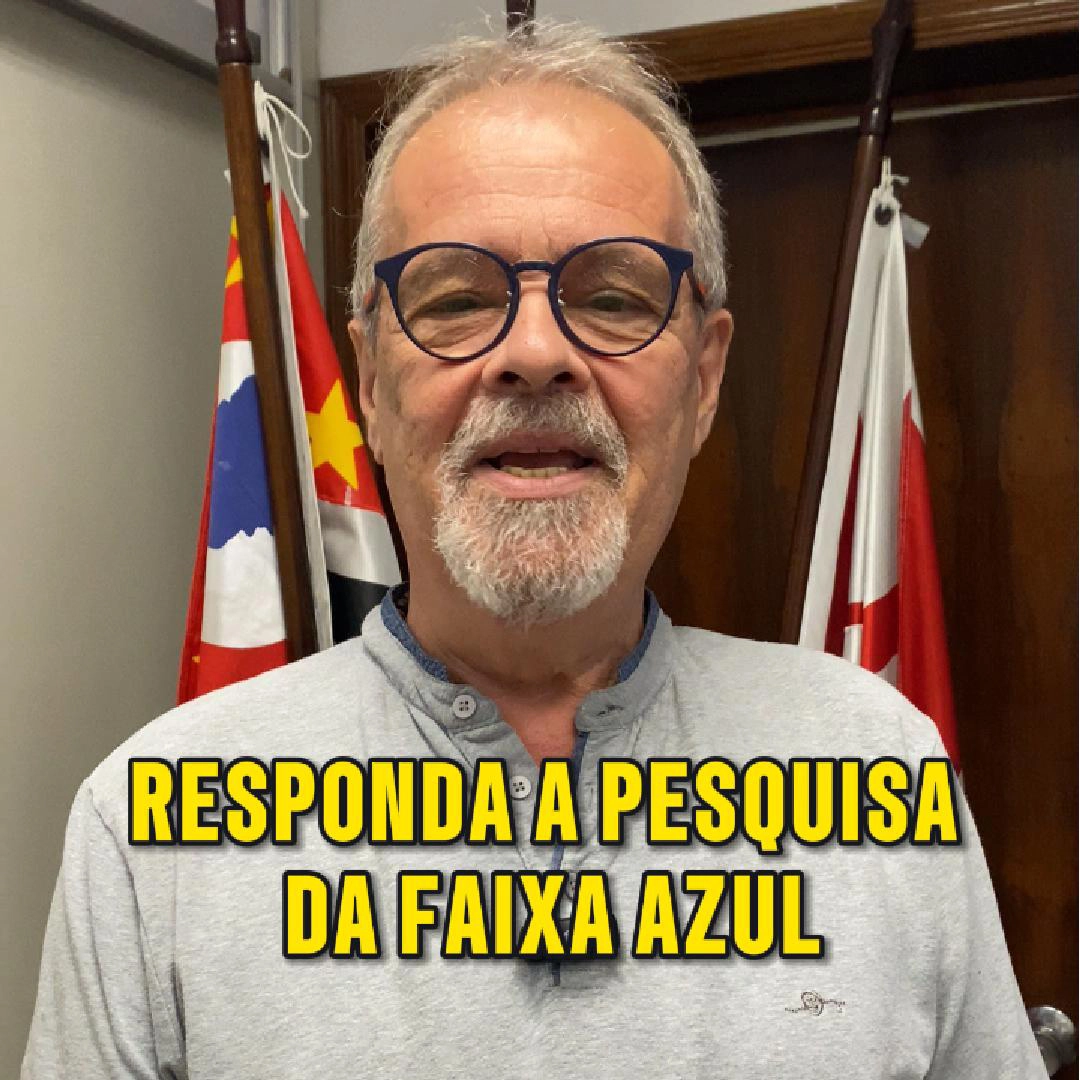 Vereador Ricardo Teixeira – Responda a pesquisa da Faixa Azul