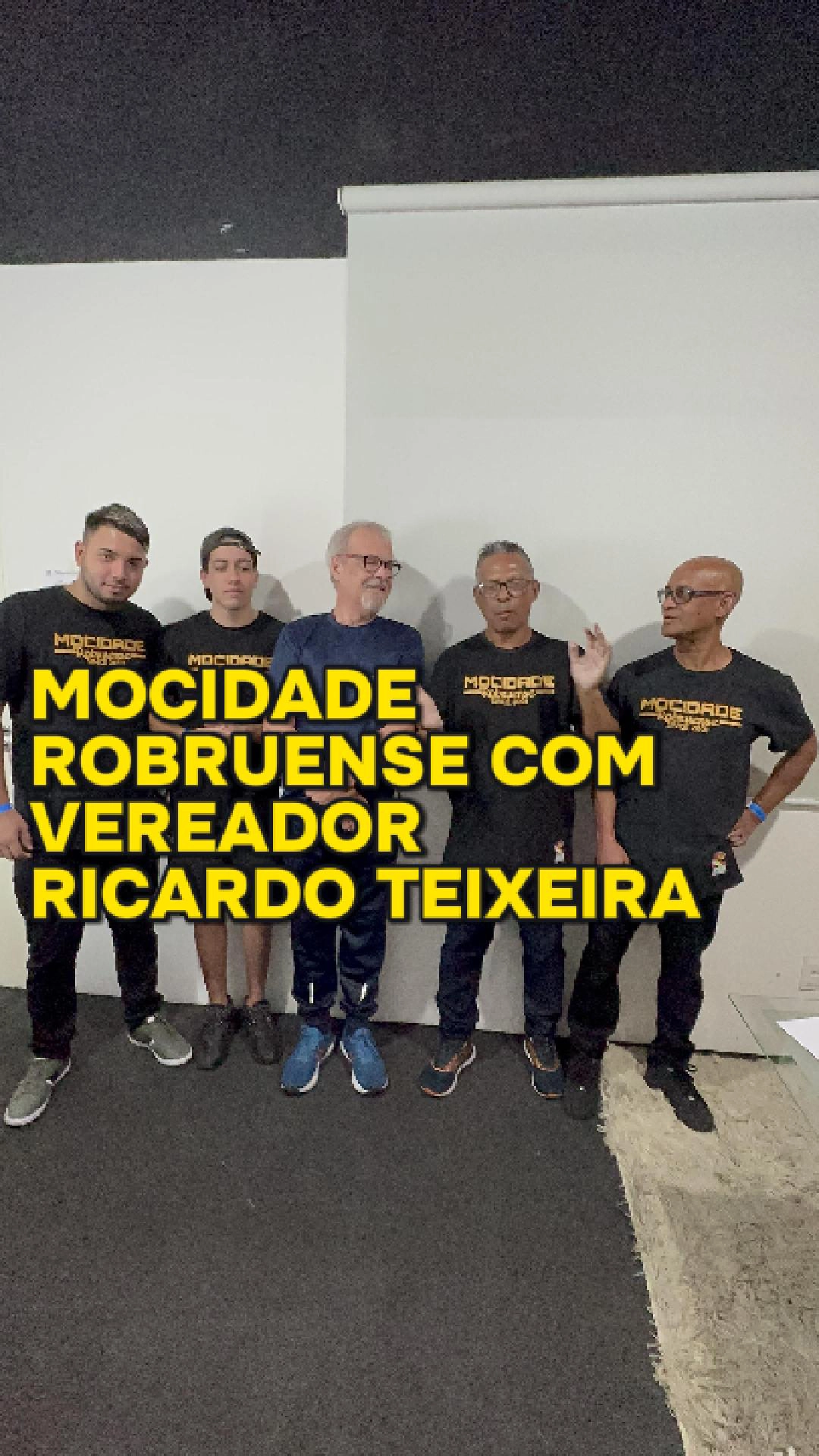 Mocidade Robruense com Vereador Ricardo Teixeira