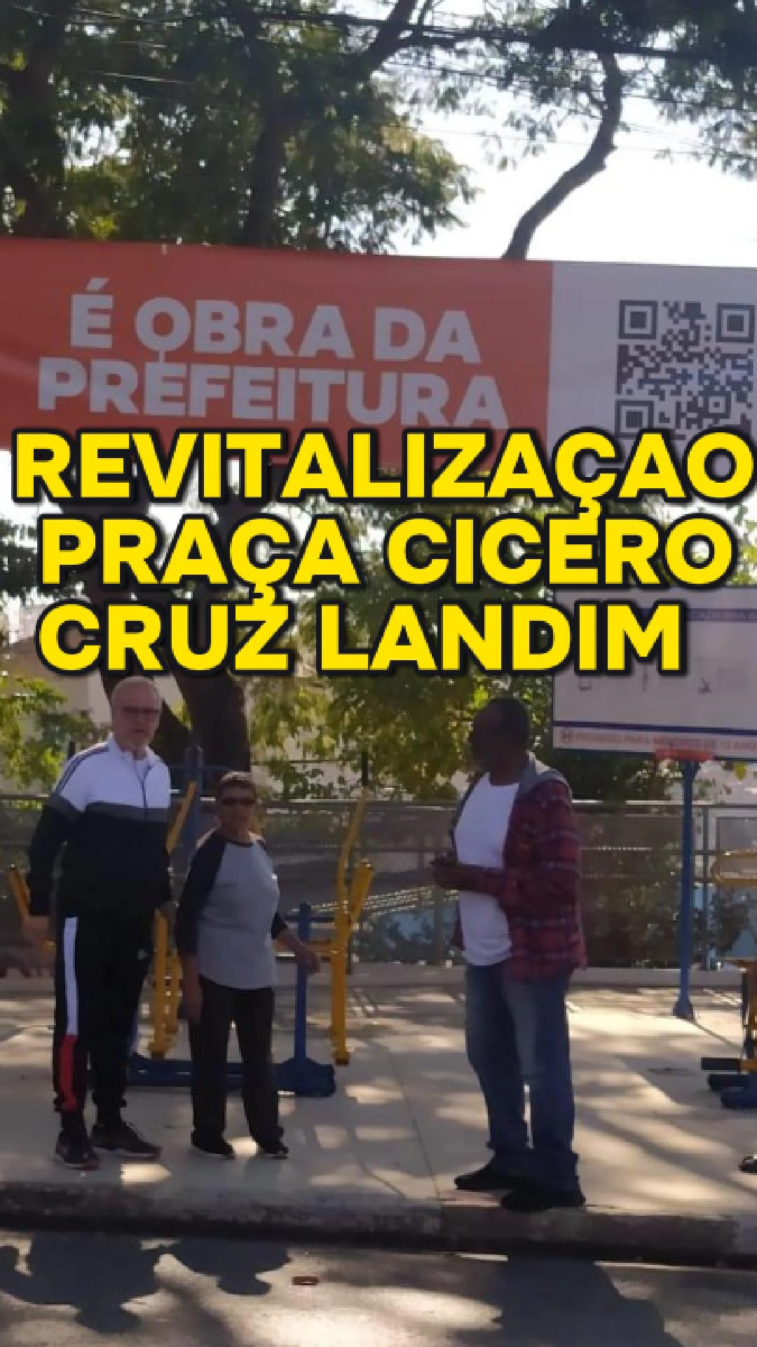 Vereador Ricardo Teixeira – Reforma da Praça Cícero Cruz Landim