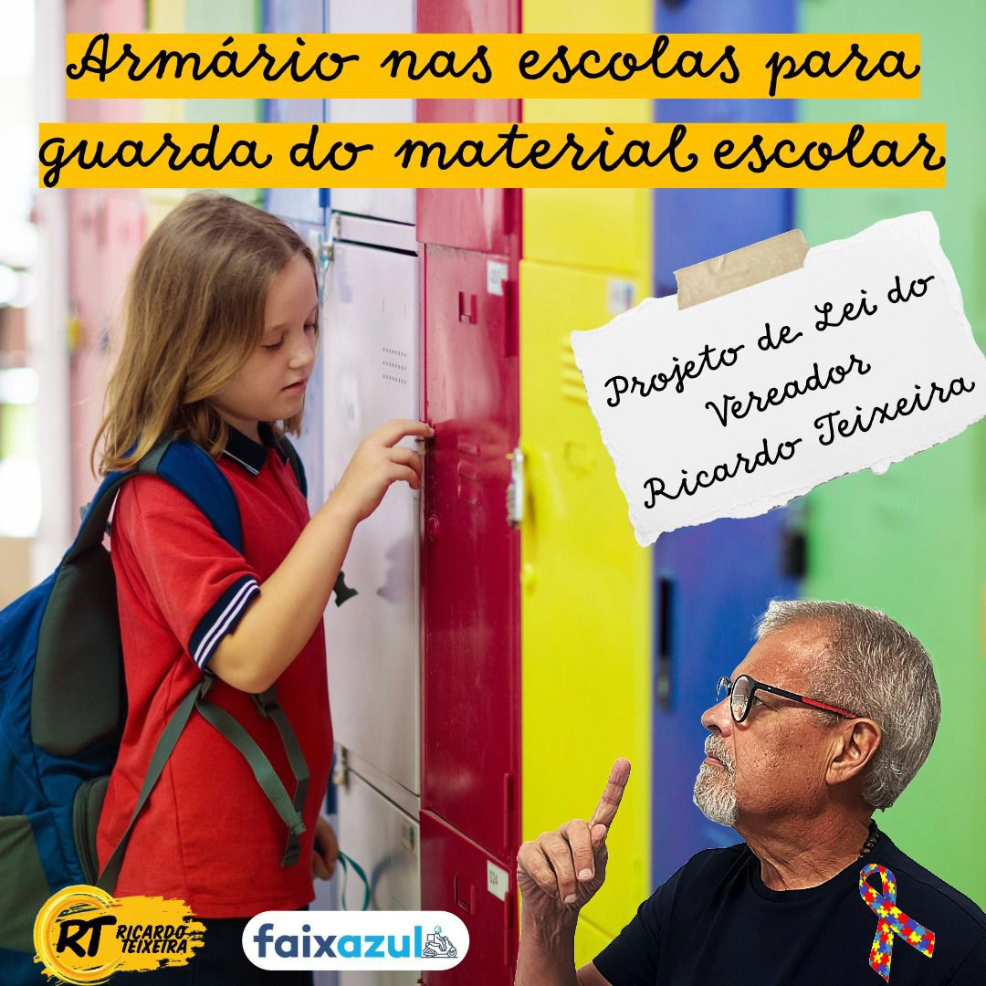 PL 252/2017 – Armário nas escolas para guarda de material escolar