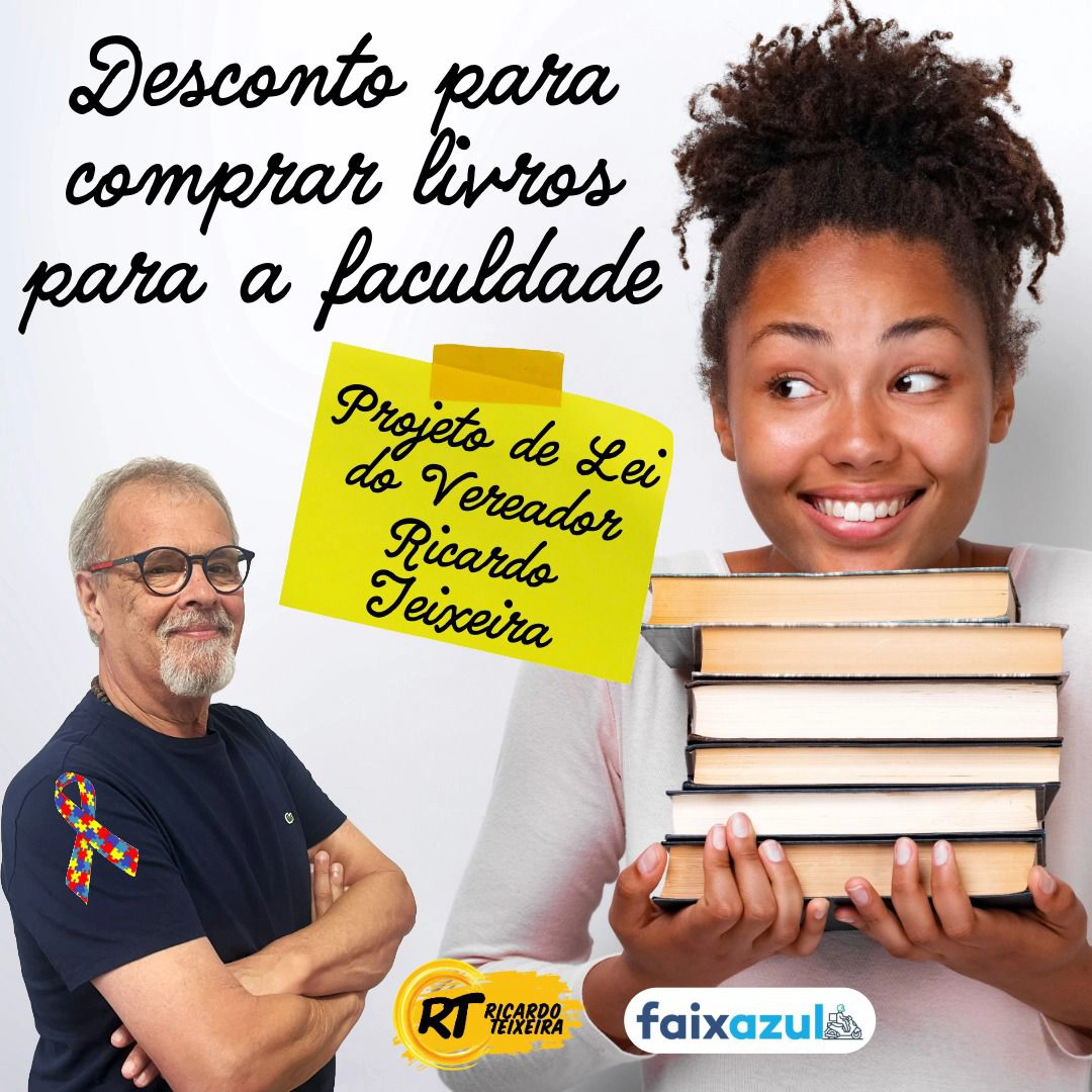 PL 652/2017 – Desconto para comprar livros para a faculdade