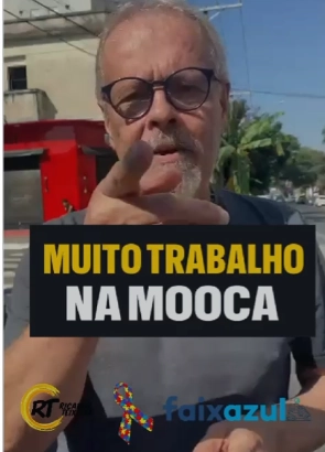 Vereador Ricardo Teixeira – Muito traballho na Mooca