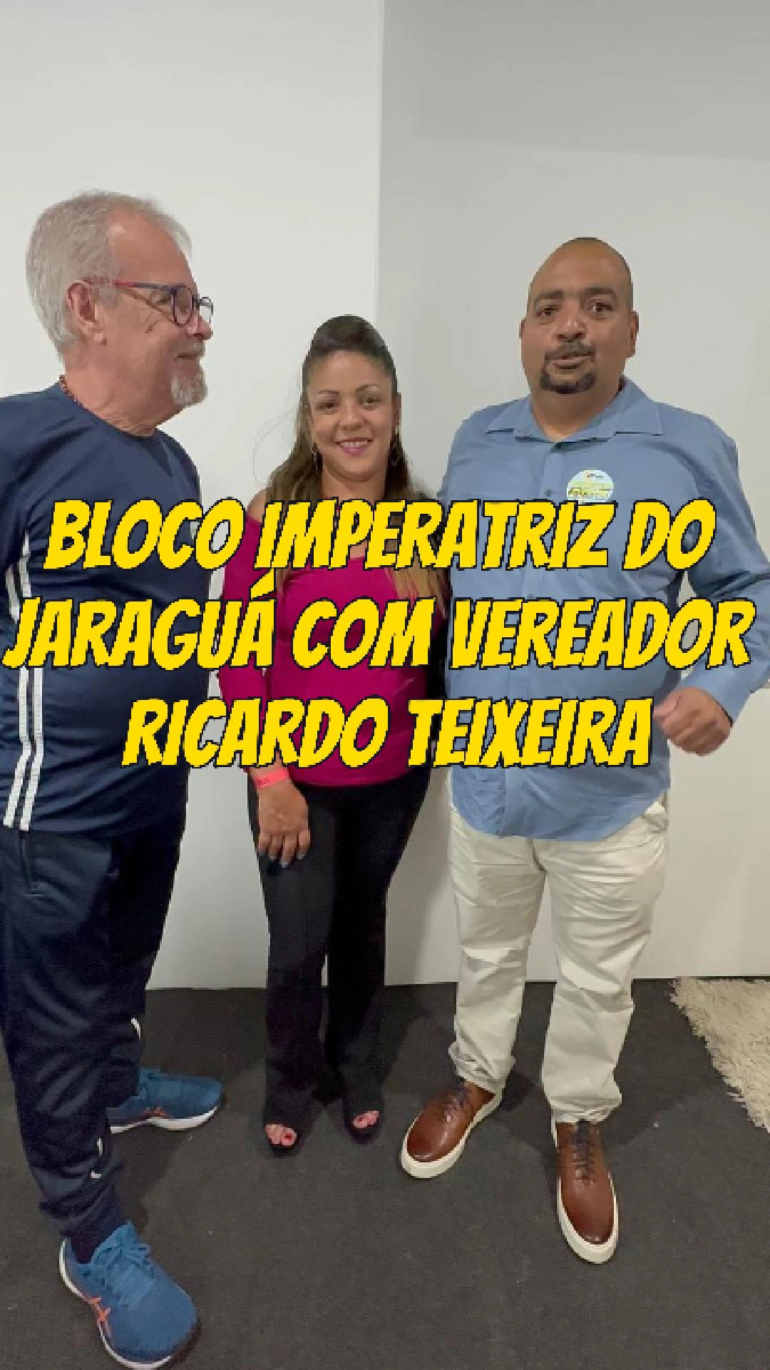 Bloco Imperatriz do Jaraguá com o Vereador Ricardo Teixeira