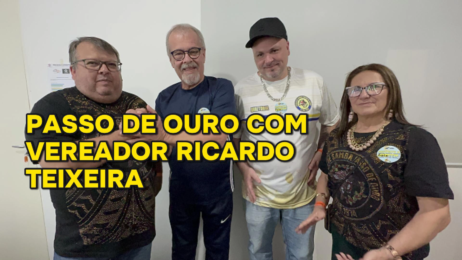 Passo de Ouro com Vereador Ricardo Teixeira