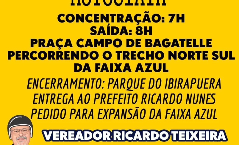 
  MOTOCIATA – 04 de agosto – Expansão da Faixa Azul