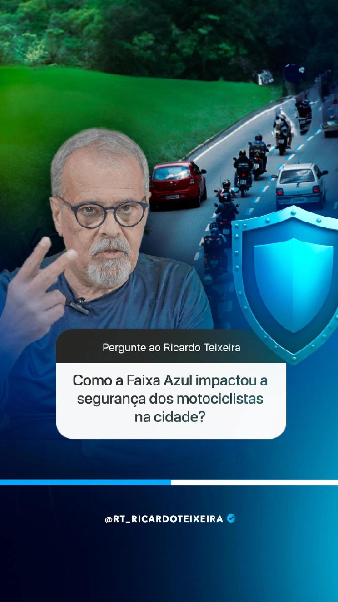 Vereador Ricardo Teixeira – Caixinha de perguntas – Segurança na Faixa Azul