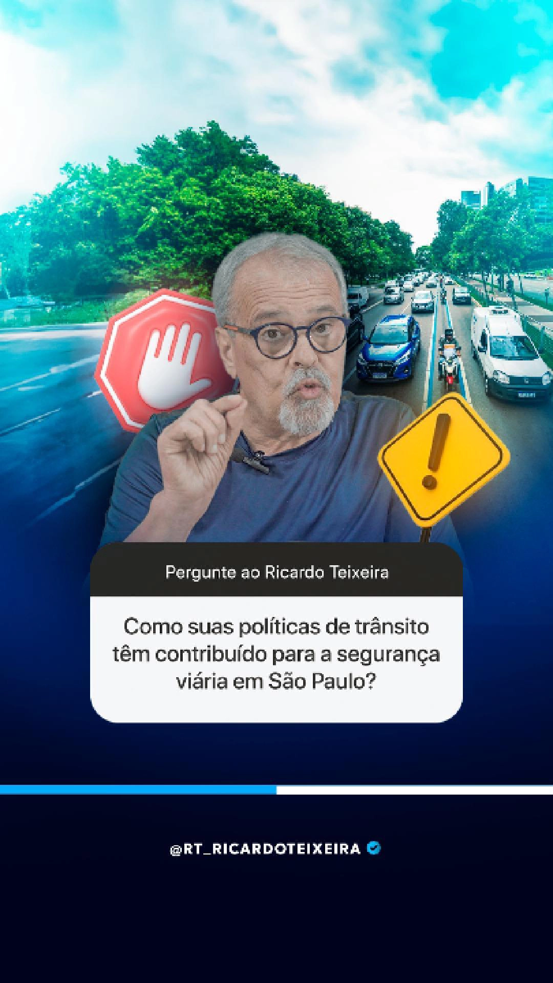 Vereador Ricardo Teixeira – Caixinha de Perguntas – Segurança no Trânsito