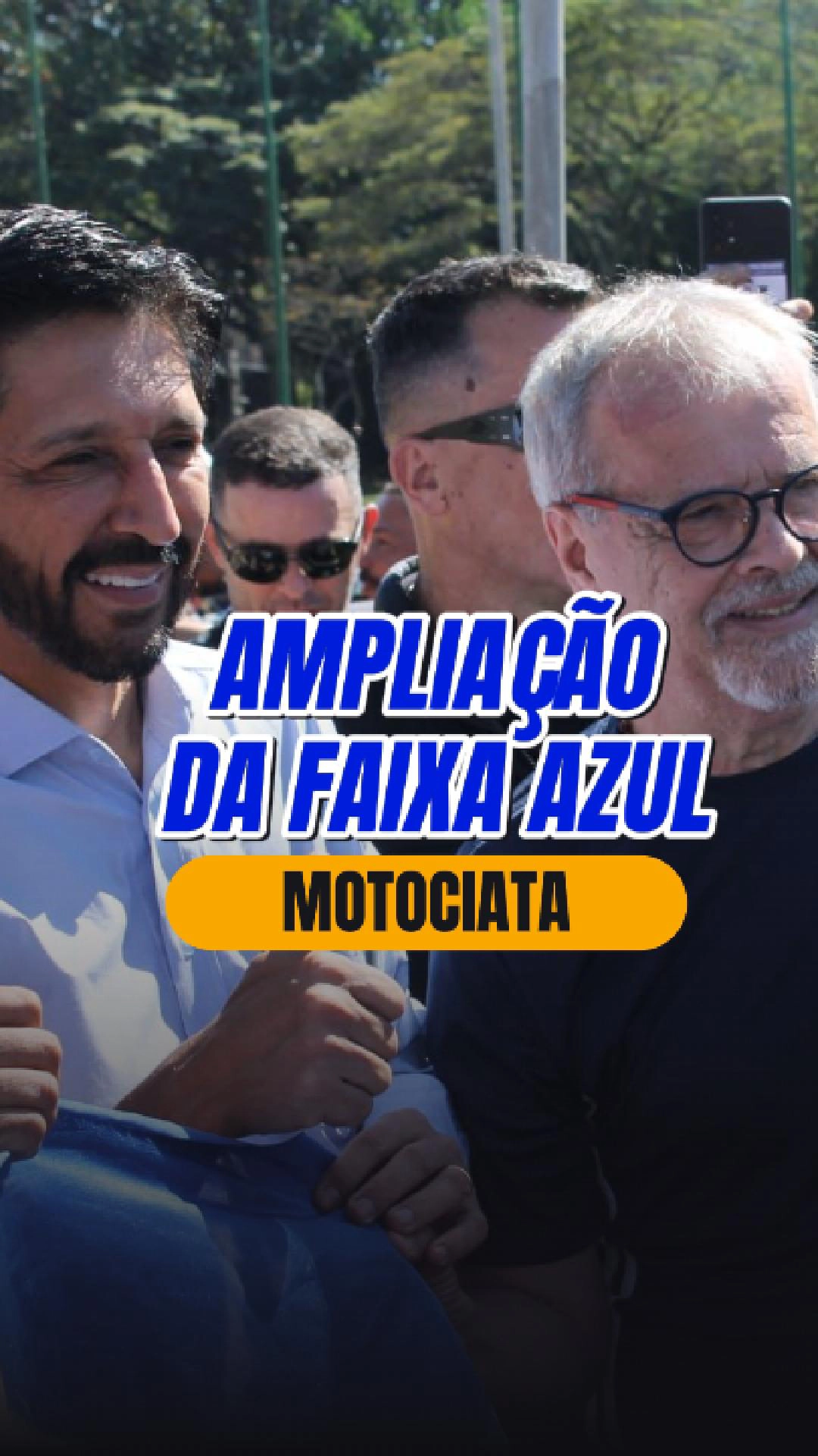 Vídeo 03 – Motociata – Ampliação da Faixa Azul