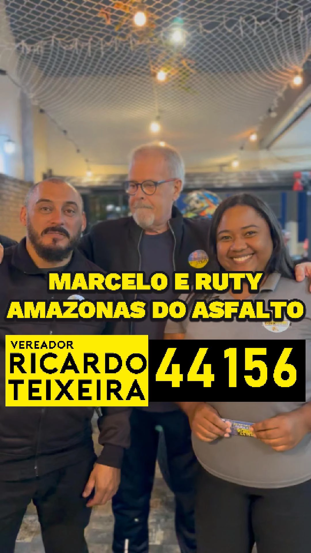 Marcelo e Ruty, Amazonas do Asfalto apoiam Vereador Ricardo Teixeira 44156