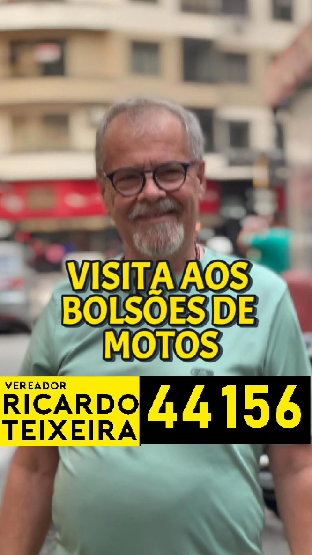 Vereador Ricardo Teixeira 44156 visita bolsões de motos