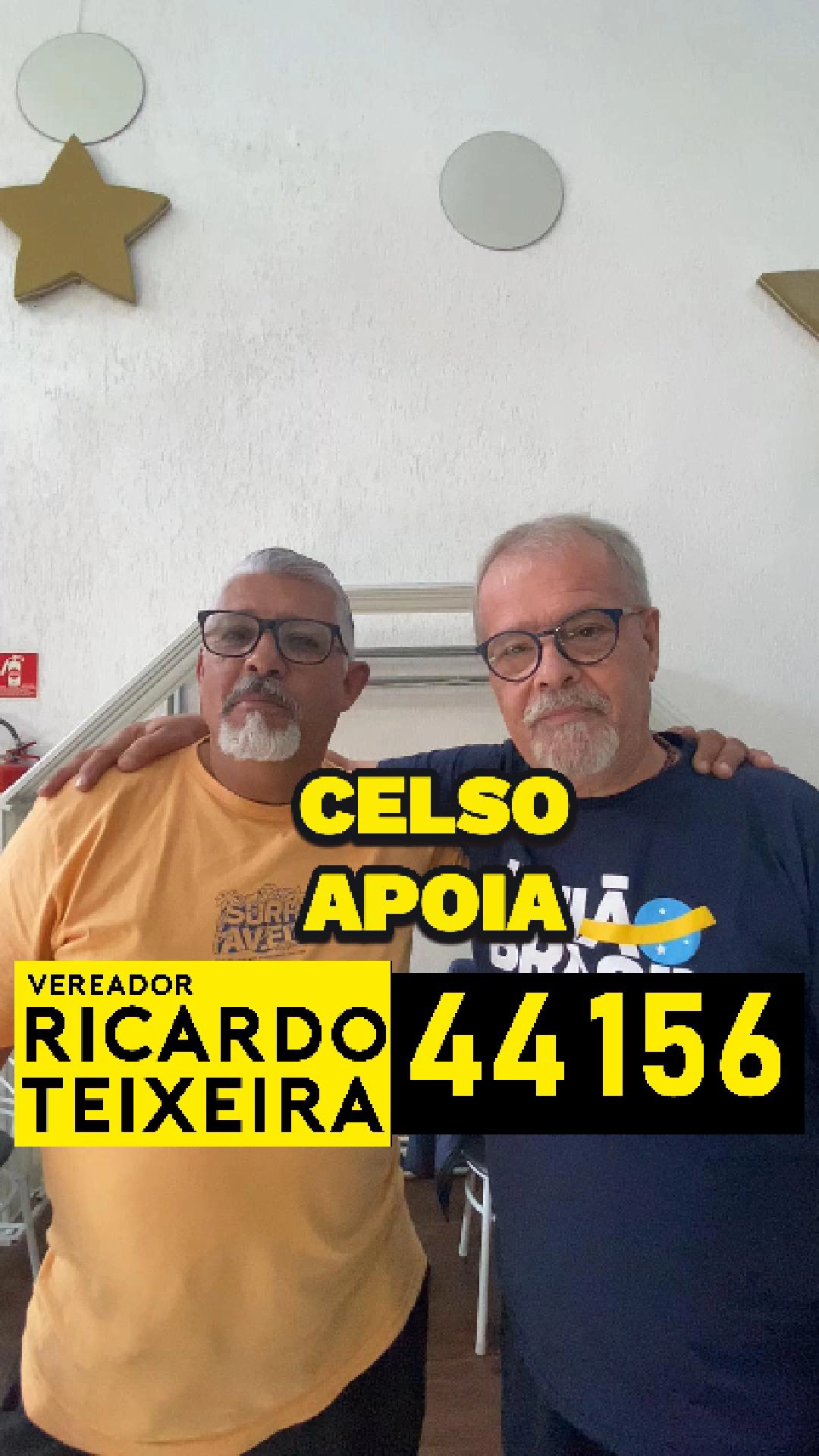 Celso apoia Vereador Ricardo Teixeir 44156