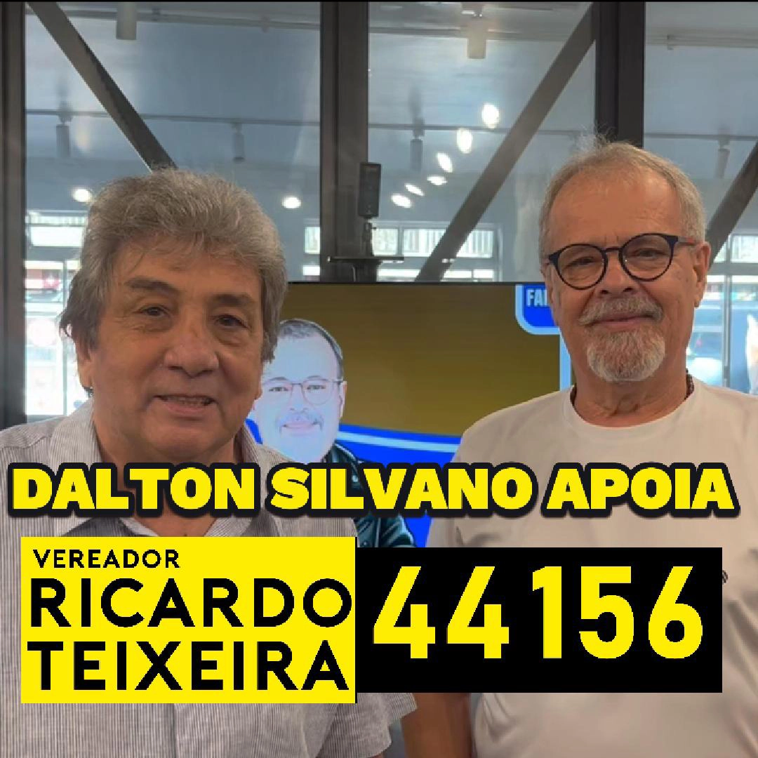 Dalton Silvano apoia Vereador Ricardo Teixeira 44156