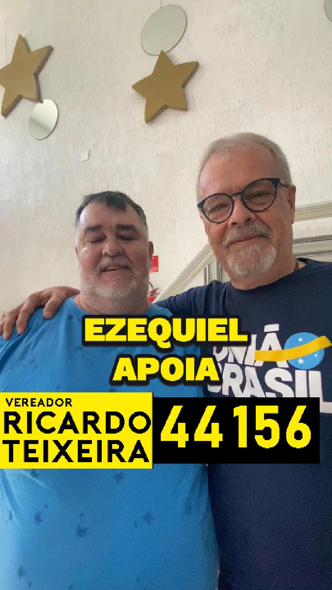 Ezequiel apoia Vereador Ricardo Teixeira 44156