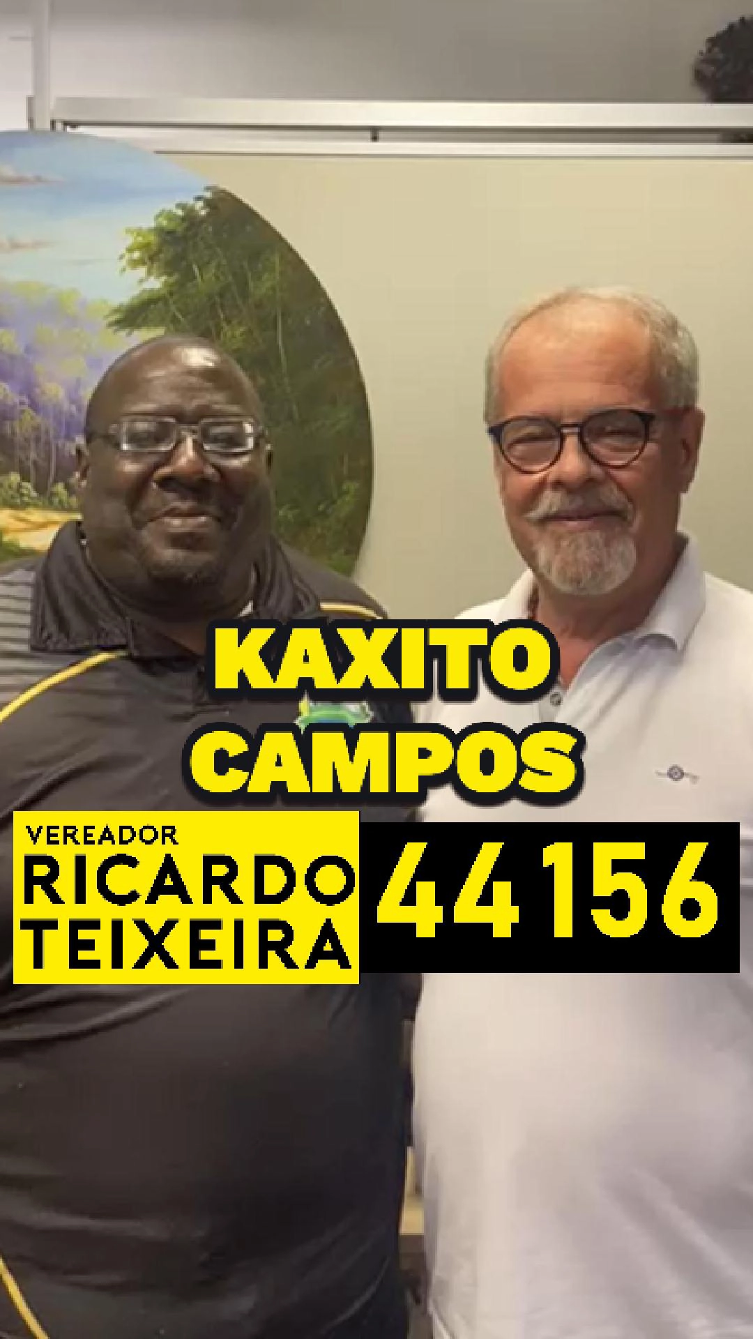 Kaxitu Campos apoia Vereador Ricardo Teixeira 44156