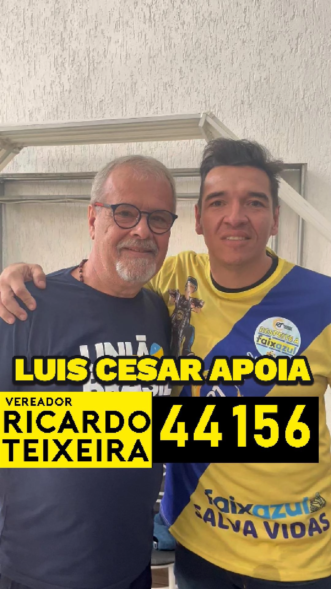 Luis Cesar apoia Vereador Ricardo Teixeira 44156