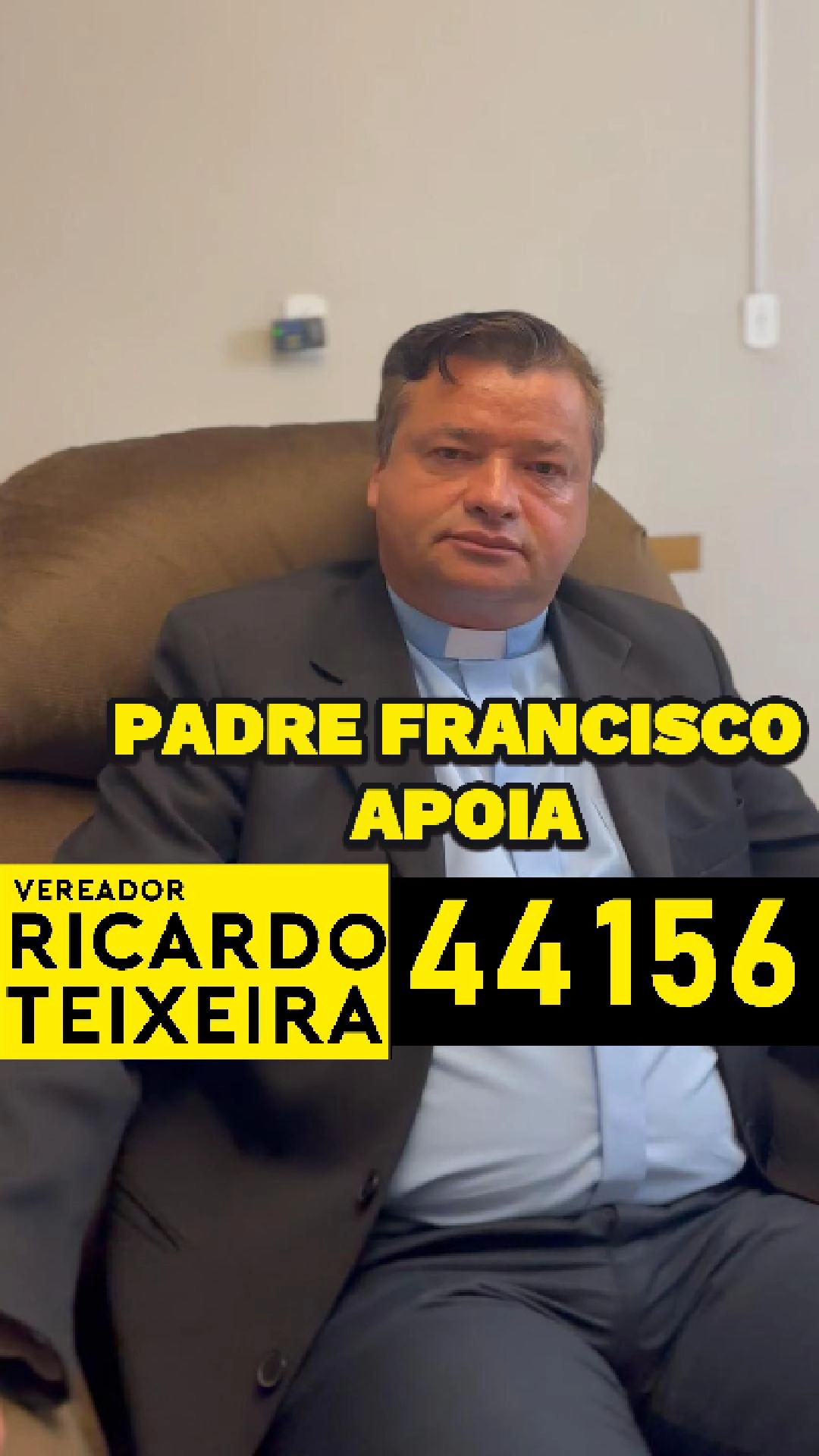 Padre Francisco Albuquerque apoia Vereador Ricardo Teixeira 44156